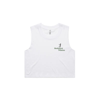 100s Club Cropped White Singlet Thumbnail